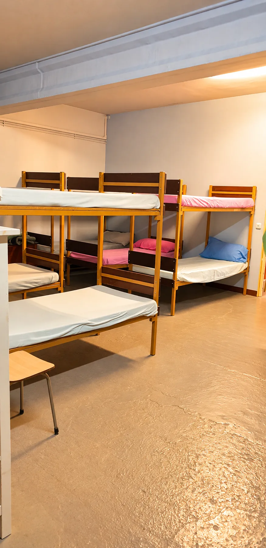Dormitorio compartido del Refugio