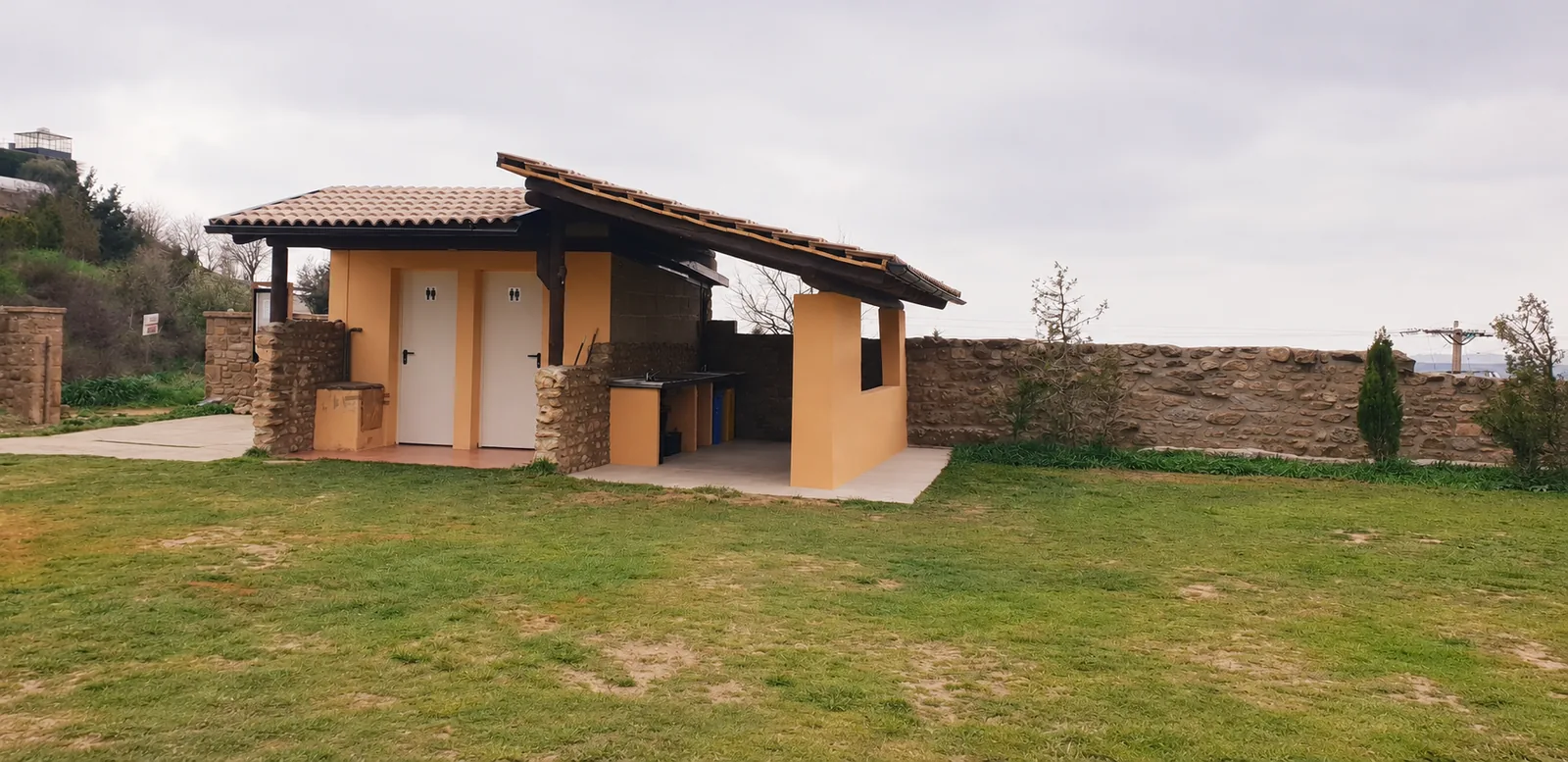 Zona de servicios para campers